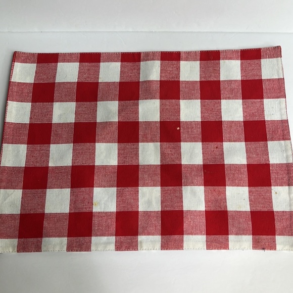 Stars and Plaid Reversible Placemat July 4th - Picture 5 of 8